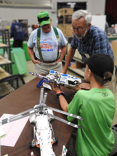 4-H project judging at the Waukesha County Fair